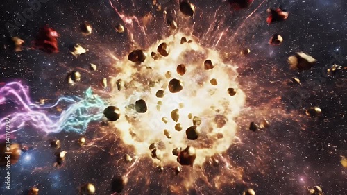 Visualizing Atomic Energy: A Dynamic Exploration of Nuclear Reactions and Physics.