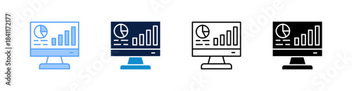 Reporting Multiple Style Icon Set Collection 