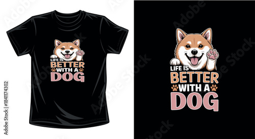 Animal graphic vector art t-shirt design print template