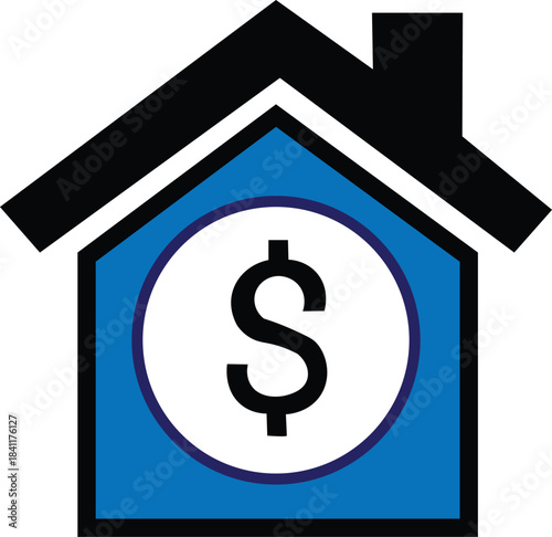 House icon with dollar sign inside