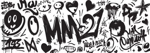 Wild Forest Mushroom Silhouettes Collection
Black Silhouette Mushrooms in Grass Design Set
Nature-Inspired Mushroom Outline Illustrations