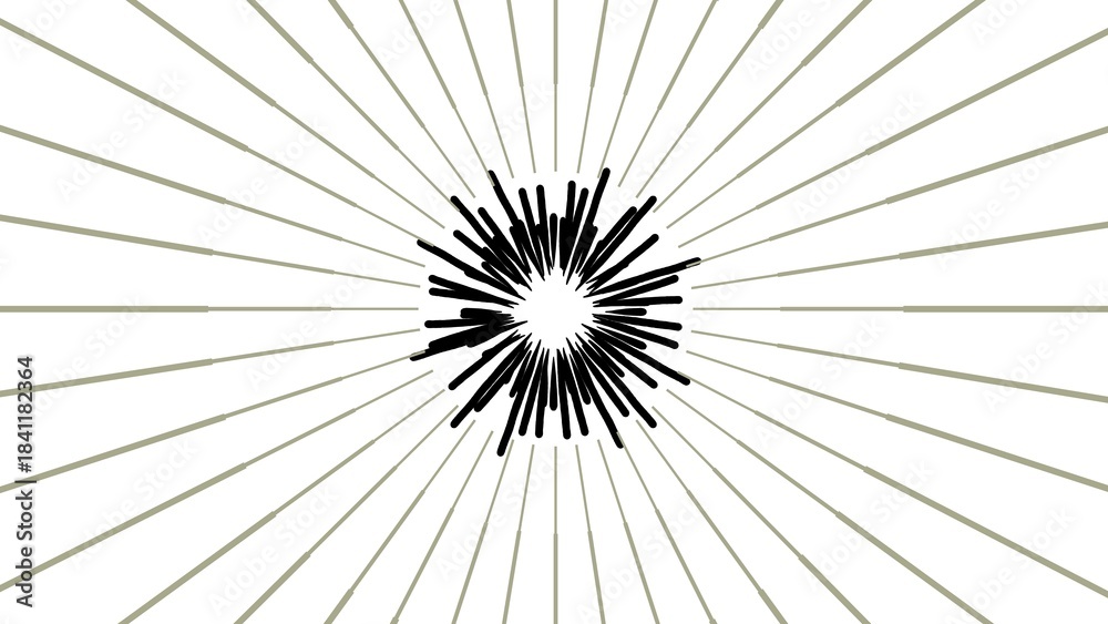 Obraz premium Radial burst explosion background, suitable for amazing product packaging, book cover, pamphlet, poster, social media, and others.