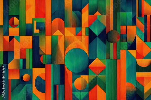 Vivid and Dynamic Patterns in Abstract Geometry
