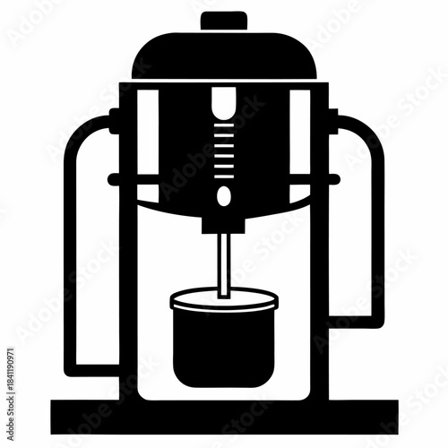 Industrial mixing tank equipment manufacturing process diagram