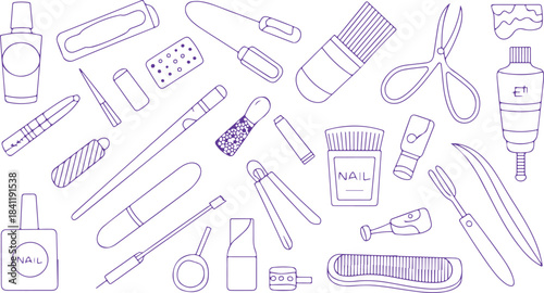 A Diverse Collection of Everyday Toiletries and Grooming Tools