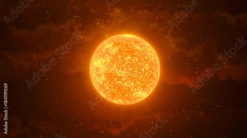 灼熱の球体、熱源、高温高圧のコア、光と熱のエネルギー