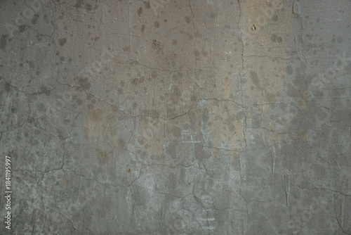 Wallpaper Mural Grungy, cracked concrete wall texture with damp stains and hints of yellow rust and paint remnants. Torontodigital.ca