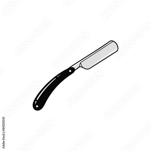 Set of 12 barbershop icons isolated on white background. 12 Barbershop and haircuts salon design elements. Vector illustration 10 eps.