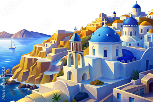 Santorini’s white buildings and blue domes shine over dramatic cliffs and the Aegean Sea, creating one of Europe’s most breathtaking island destinations