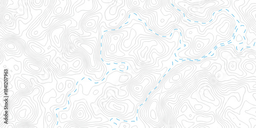 Abstract background with a wave grid map and topography map and seamless pattern with lines White wave paper curved reliefs abstract background, Abstract topographic contours map background.	