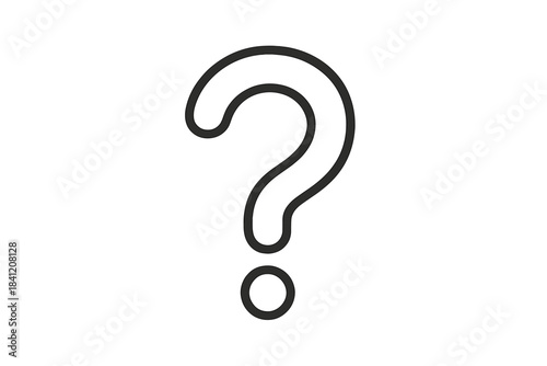 Creative use of symbols and shapes in design to convey questions and curiosity