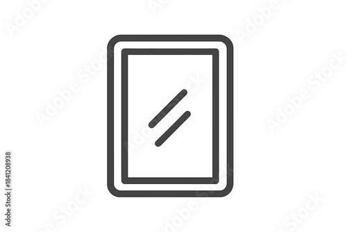 Simple mirror design with clean lines and basic shape for various decor styles and settings