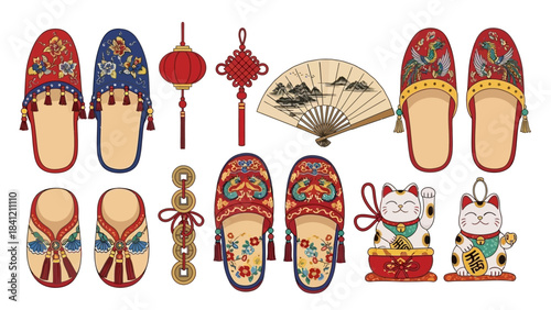 Lunar New Year Celebration Traditional Chinese Symbols and Lucky Charms