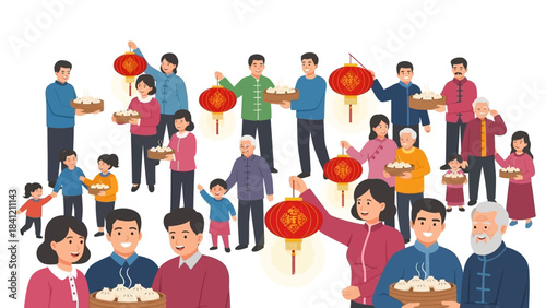 Celebrating Lunar New Year Family Togetherness with Lanterns and Festive Treats