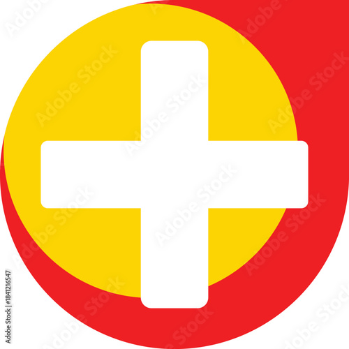 Modern Plus Icon Vector – Minimalist Add Symbol Design for Apps, UI, and Web Interfaces, Simple Plus Sign Vector – Clean Editable Add Button Icon for Mobile and Graphic Design Flat Plus Symbol Vector