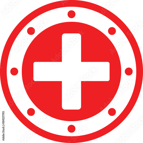 Modern Plus Icon Vector – Minimalist Add Symbol Design for Apps, UI, and Web Interfaces, Simple Plus Sign Vector – Clean Editable Add Button Icon for Mobile and Graphic Design Flat Plus Symbol Vector