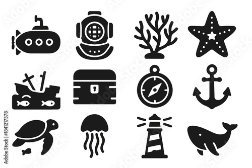 Ocean Exploration Icons. Isometric vector illustration set Oleochemistry: lipid molecules, saponification reaction, soap cutting