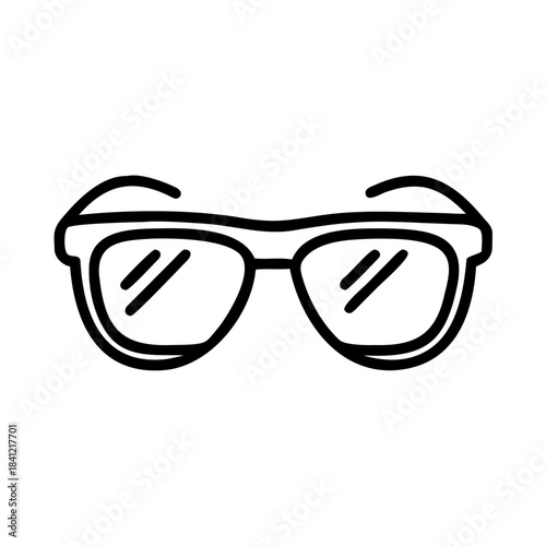 Lifestyle sunglasses icon transparent background