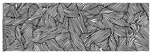 Abstract hand drawn hatching texture vector background with detailed line art pattern