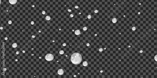 Transparent Water Droplets Overlay – Realistic Liquid Drops, Wet Effect, Condensation Texture for Photo Editing, Design, Rain and Moisture Background Elements