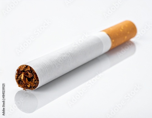 cigarette on white background