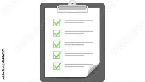 Completed checklist on a clipboard signifies successful task management and project completion