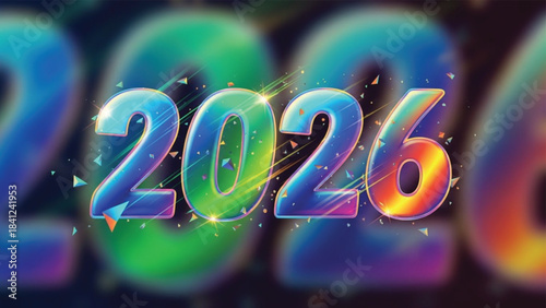 Geometric pattern design with abstract shapes and lines