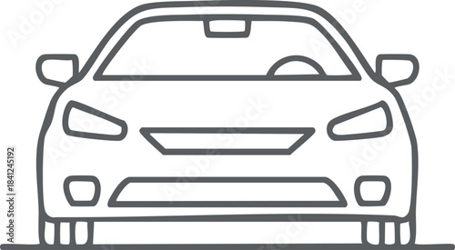 Car vector illustration isolated on white background