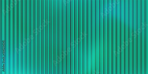 Futuristic neon texture with vibrant shades of blue green gradients and bright smooth fluted vertical lines. Bold dynamic design blending smooth tones and radiant colors for modern visual art project