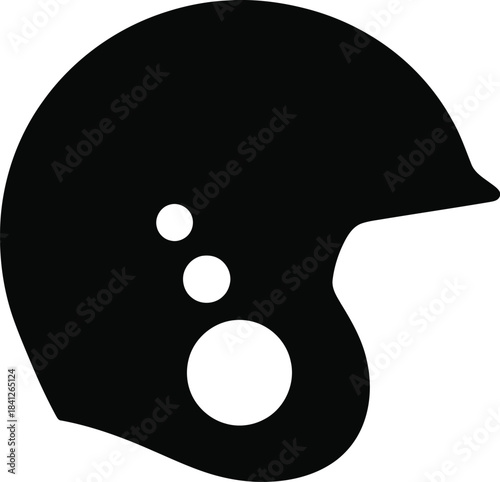 Helmet Silhouette Vector