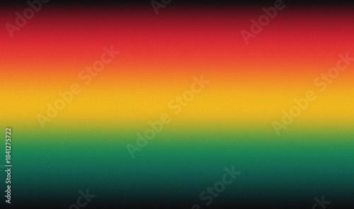 Foto Vibrant Rasta gradient background featuring smooth blurred stripes of red, yellow, and green, ideal for black history month posters, banners, digital art, and cultural designs