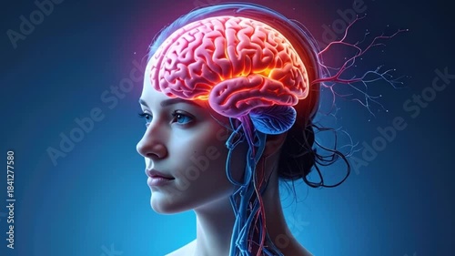 Brain Function Concept.