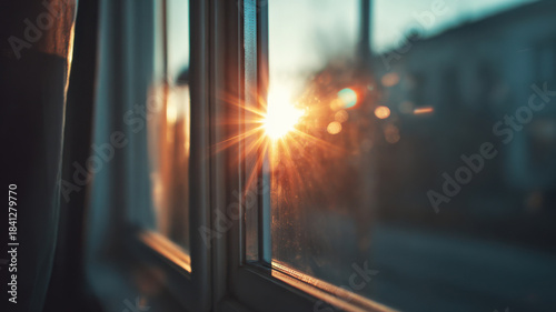 Sunlight Streaming Through a Window: Capturing a Moment in Time
