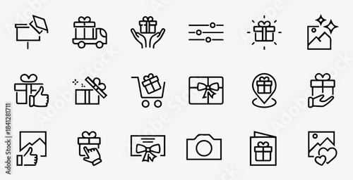 Gift Purchase and Tracking Icons