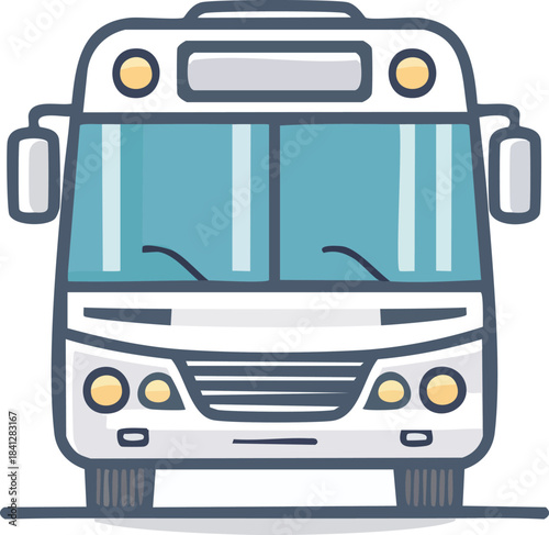 Vector illustration of a cargo truck delivery icon symbol