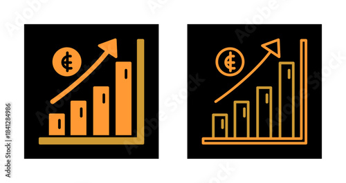 Money Growth Icon Design