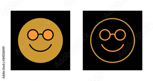 Nerd Face Icon Design