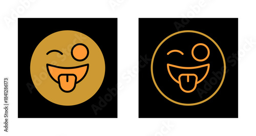 Zany Face Icon Design