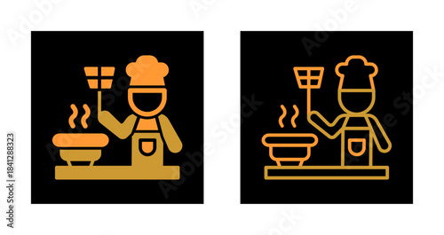 Cooking Together Icon Design