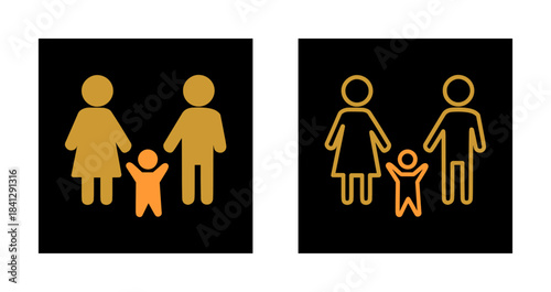 Family Photo Icon Design