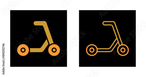 Kick Scooter Icon Design