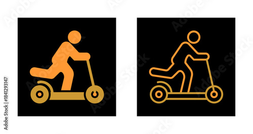 Kick Scooter Icon Design