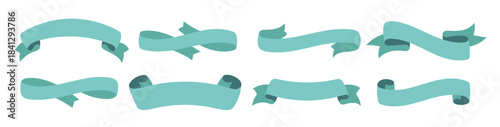 Ribbon collection vector illustration