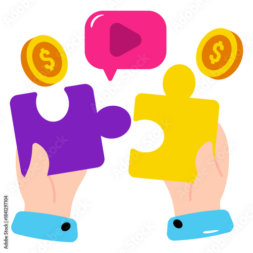 An icon design of problem solving