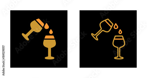 Wine Sip Icon Design