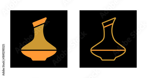 Wine Decanter Icon Design