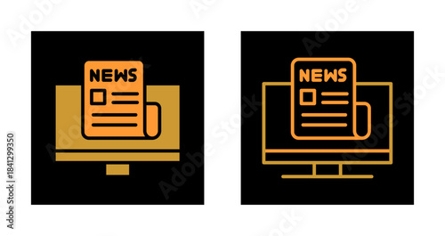 News Report Icon Design