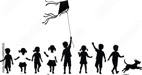 Black Silhouette Profile Set of Diverse Men and Women Heads with Variety of Hairstyles, Illustrating Multi-Ethnic Identity, Professionalism, and Beauty Avatars