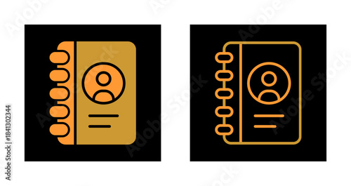 Contact List Icon Design