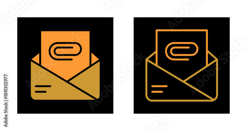 Attachment Clip Icon Design